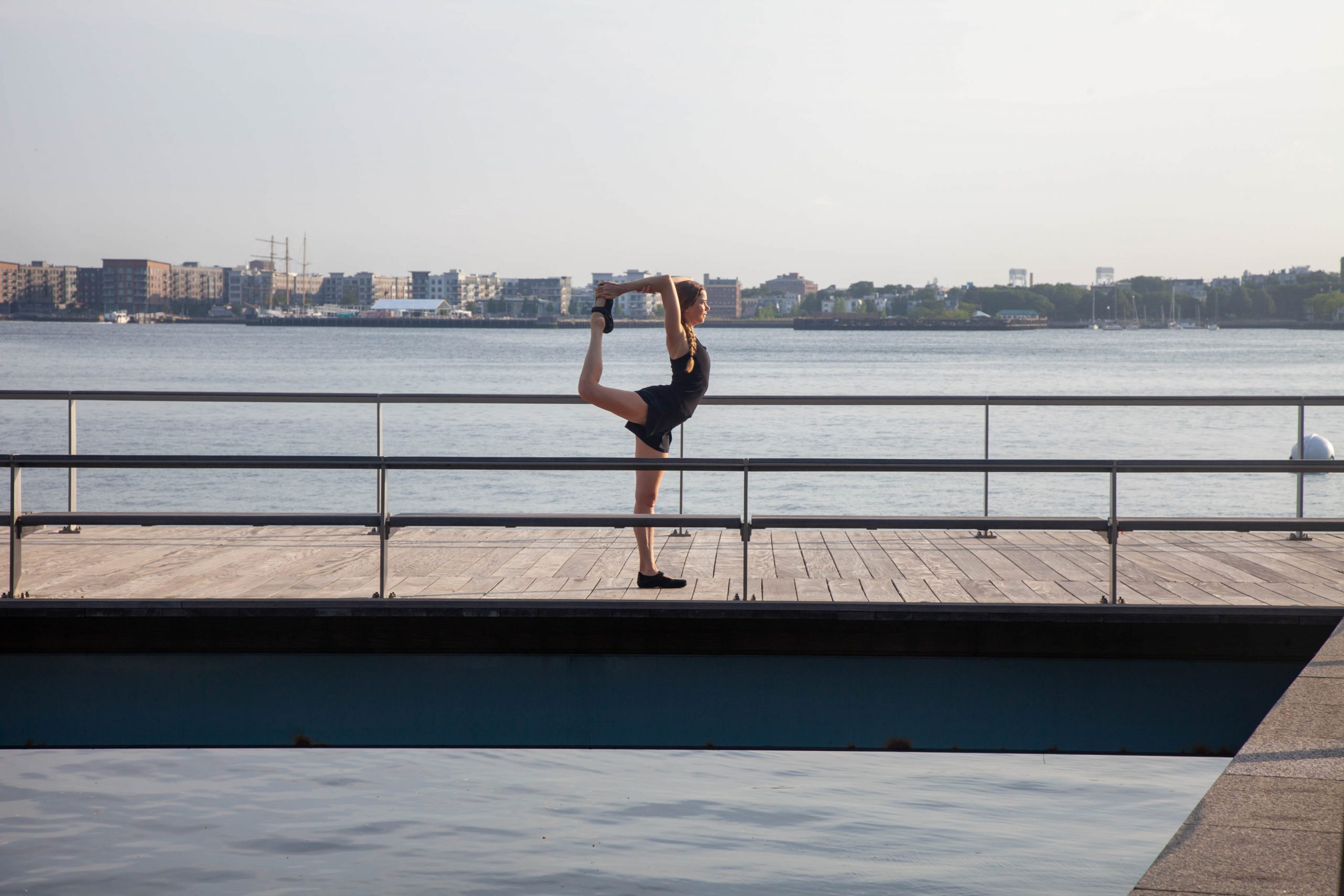 Amy coleman doing yoga